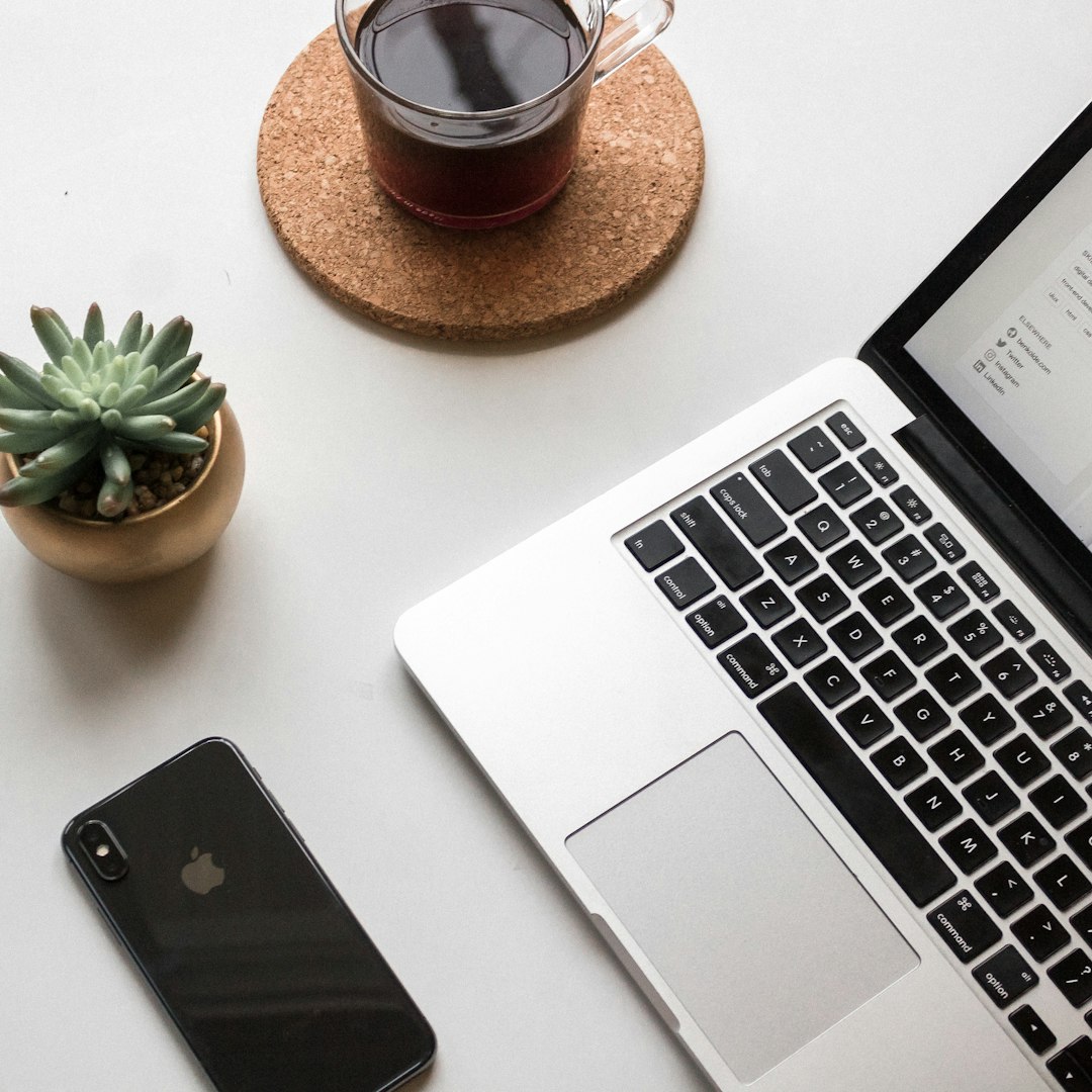 Laptop and marketing workspace for the LaunchKit Launch package