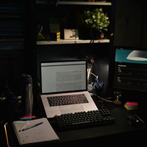 Modern web design workspace for the LaunchKit Website package
